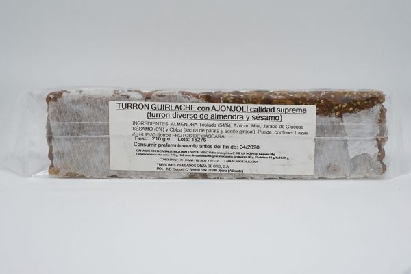 Turrón De Guirlache Con Sésamo (Ajonjolí) - Imagen 2