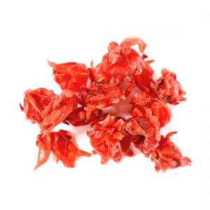 Flor de hibiscus deshidratada